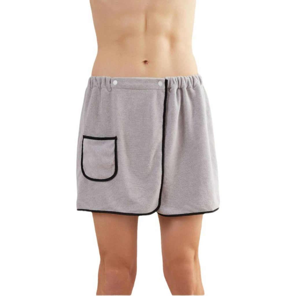 Men's Microfiber  Wearable Bath Towel Wrap