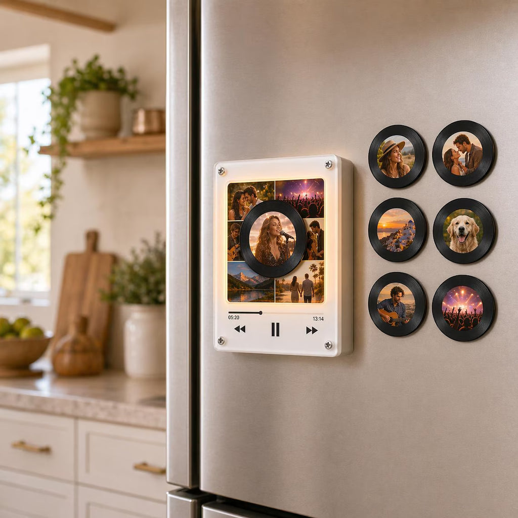 Vinyl Discs Refrigerator Magnet