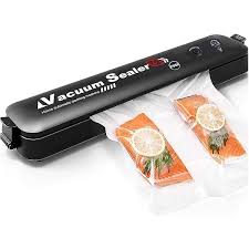 Vacuum Sealer Machine, Automatic Fresh Food-Sealer, Vacuum Packing Machine for Fruits, Meat Preservation with Dry & Moist Sealing Modes